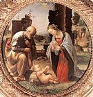 Adoration Canvas Paintings - The Adoration of the Christ Child